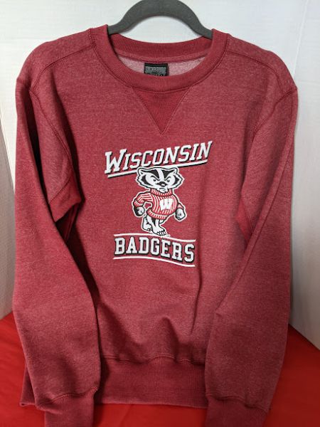 UW Badger Crew Neck Sweatshirt